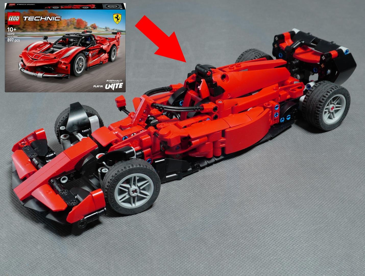F1 SF-24 (B-Model LEGO 42212 FXX K )